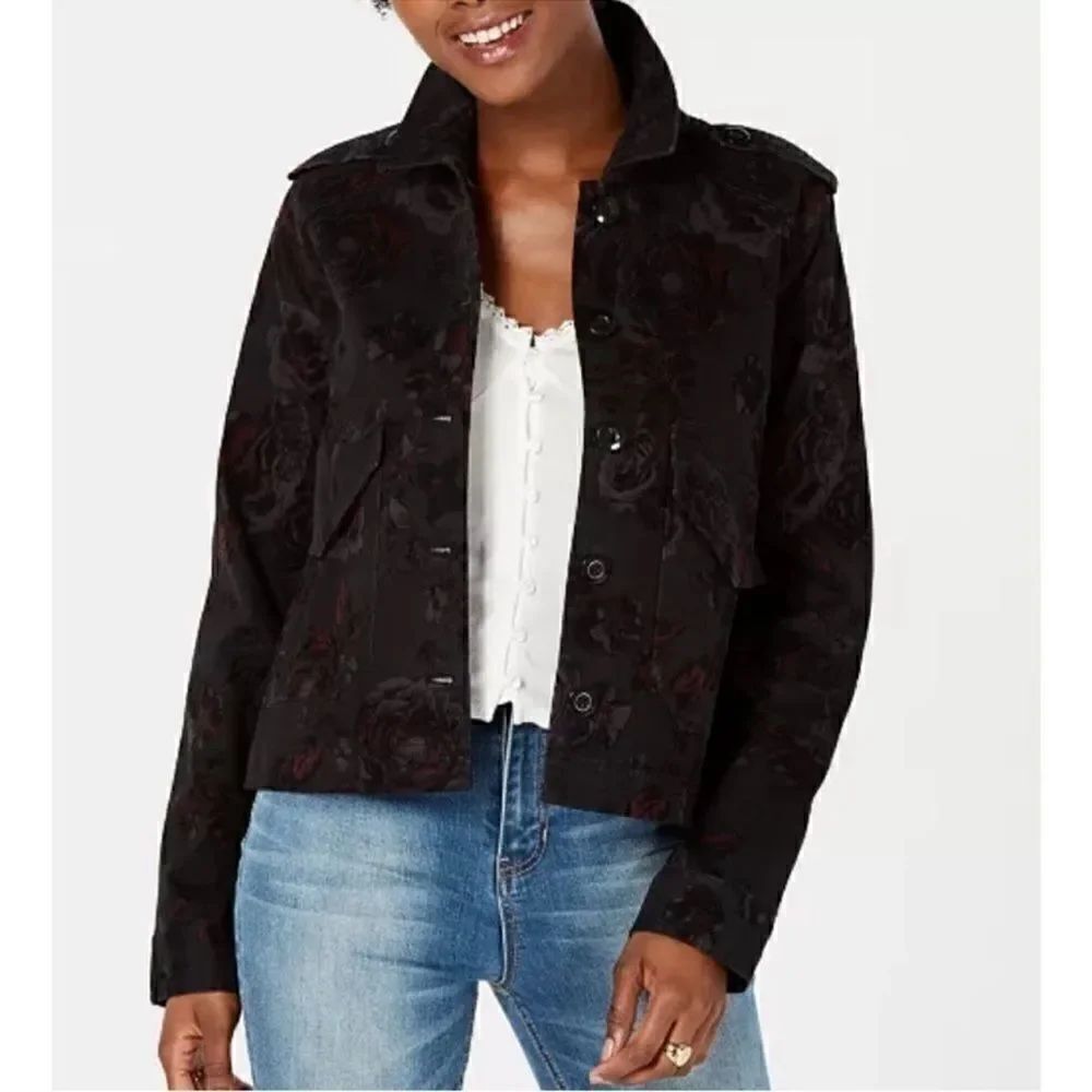 American Rag Floral Print Jacket(Size Medium)